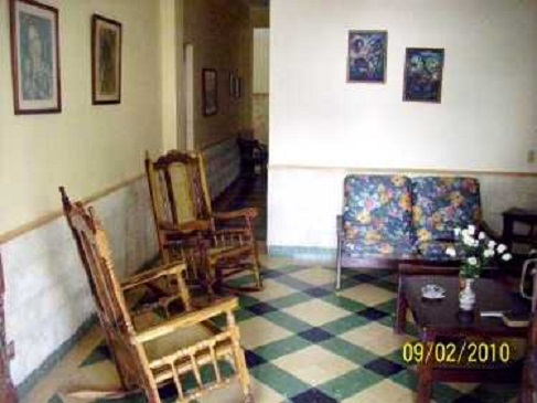 'Living room' Casas particulares are an alternative to hotels in Cuba.